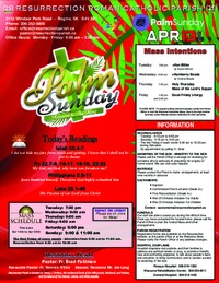 April 13 2025 Bulletin and Inserts