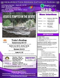 March 9 2025 Bulletin and Inserts
