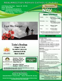 November 10 2024 Bulletin and Inserts